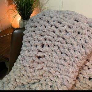 Handmade chunky blanket
